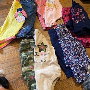 Girls size 3/6 month clothes lot winter